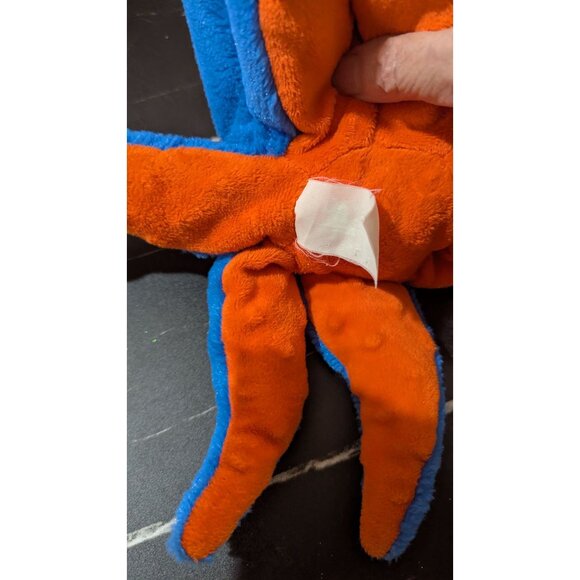 Kohls Cares The Pout-Pout Fish Octopus Plush 11" Blue & Orange Soft Toy - Picture 5 of 7